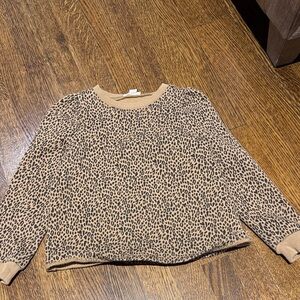 Crewcuts Tan Leopard Print Top